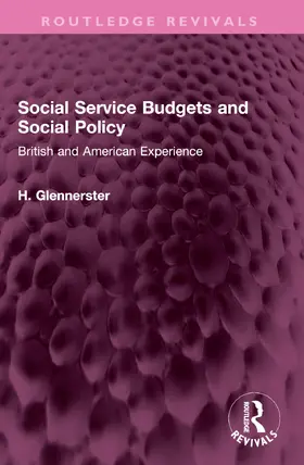 Glennerster |  Social Service Budgets and Social Policy | Buch |  Sack Fachmedien