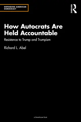 Abel |  How Autocrats Are Held Accountable | Buch |  Sack Fachmedien