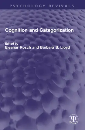 Rosch / Lloyd |  Cognition and Categorization | Buch |  Sack Fachmedien
