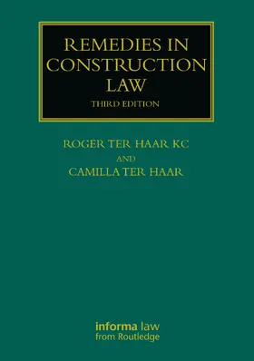 Ter Haar / ter Haar |  Remedies in Construction Law | Buch |  Sack Fachmedien
