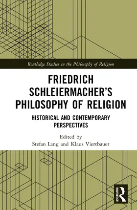 Lang / Viertbauer |  Friedrich Schleiermacher's Philosophy of Religion | Buch |  Sack Fachmedien
