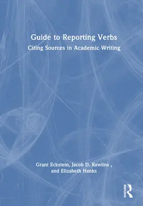 Eckstein / Rawlins / Hanks |  Guide to Reporting Verbs | Buch |  Sack Fachmedien