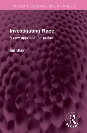 Blair | Investigating Rape | Buch | 978-1-032-74595-4 | www.sack.de