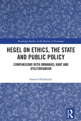 Hollander |  Hegel on Ethics, the State and Public Policy | Buch |  Sack Fachmedien