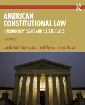 Stephenson Jr. / Mason |  American Constitutional Law | Buch |  Sack Fachmedien