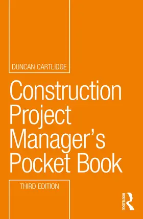 Cartlidge |  Construction Project Manager's Pocket Book | Buch |  Sack Fachmedien