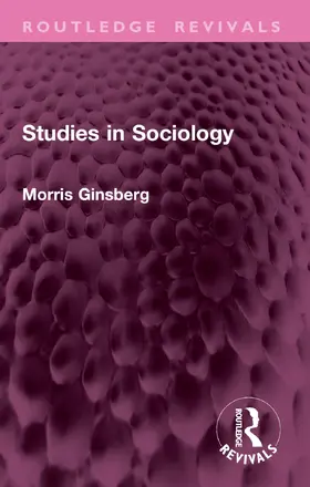 Ginsberg |  Studies in Sociology | Buch |  Sack Fachmedien