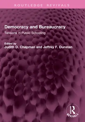 Chapman / Dunstan | Democracy and Bureaucracy | Buch | 978-1-032-77305-6 | www.sack.de