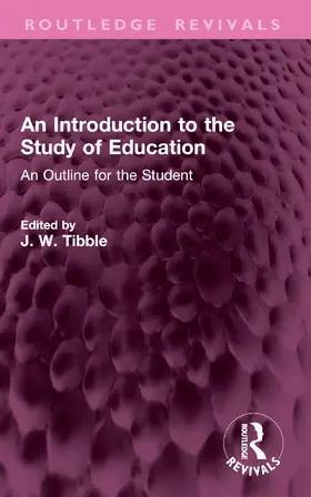 Tibble |  An Introduction to the Study of Education | Buch |  Sack Fachmedien