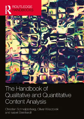 Schneijderberg / Wieczorek / Steinhardt |  The Handbook of Qualitative and Quantitative Content Analysis | Buch |  Sack Fachmedien