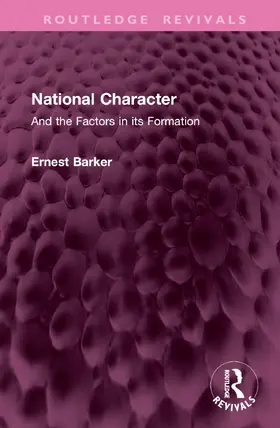 Barker | National Character | Buch | 978-1-032-80333-3 | www.sack.de