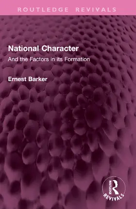 Barker |  National Character | Buch |  Sack Fachmedien