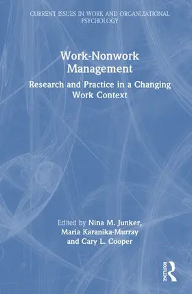 Cooper / Junker / Karanika-Murray |  Work-Nonwork Management | Buch |  Sack Fachmedien