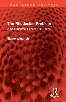 Windrich |  The Rhodesian Problem | Buch |  Sack Fachmedien