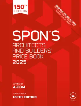 AECOM |  Spon's Architects' and Builders' Price Book 2025 | Buch |  Sack Fachmedien