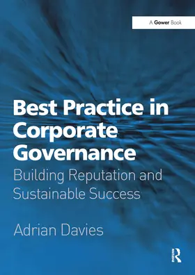 Davies |  Best Practice in Corporate Governance | Buch |  Sack Fachmedien