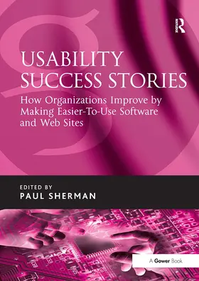 Sherman |  Usability Success Stories | Buch |  Sack Fachmedien