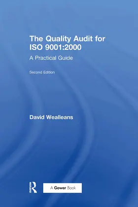 Wealleans | The Quality Audit for ISO 9001:2000 | Buch | 978-1-032-83864-9 | www.sack.de