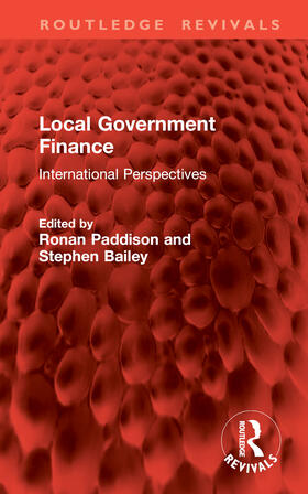 Paddison / Bailey | Local Government Finance | Buch | 978-1-03-284660-6 | sack.de