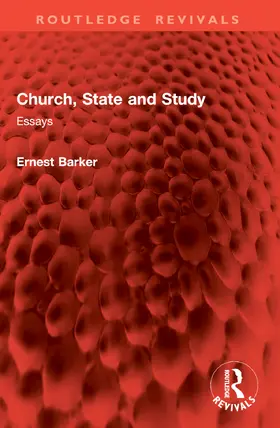 Barker |  Church, State and Study | Buch |  Sack Fachmedien