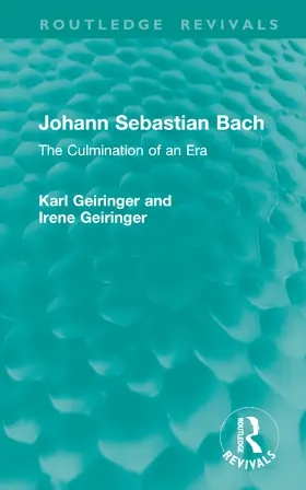 Geiringer |  Johann Sebastian Bach | Buch |  Sack Fachmedien