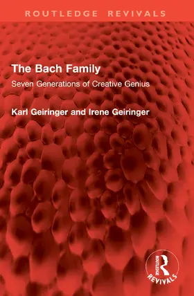 Geiringer |  The Bach Family | Buch |  Sack Fachmedien