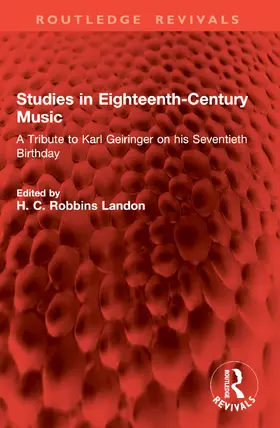 Robbins Landon |  Studies in Eighteenth-Century Music | Buch |  Sack Fachmedien