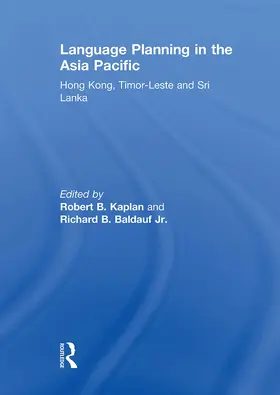 Kaplan / Baldauf |  Language Planning in the Asia Pacific | Buch |  Sack Fachmedien