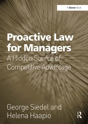 Siedel / Haapio |  Proactive Law for Managers | Buch |  Sack Fachmedien