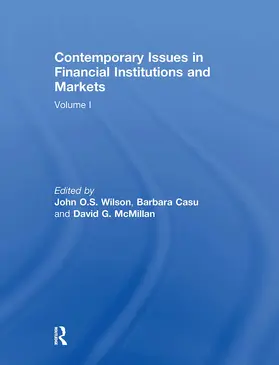 Wilson / Casu / McMillan |  Contemporary Issues in Financial Institutions and Markets | Buch |  Sack Fachmedien