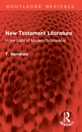 Henshaw |  New Testament Literature | Buch |  Sack Fachmedien