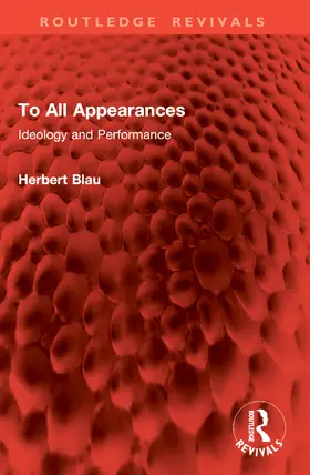 Blau |  To All Appearances | Buch |  Sack Fachmedien