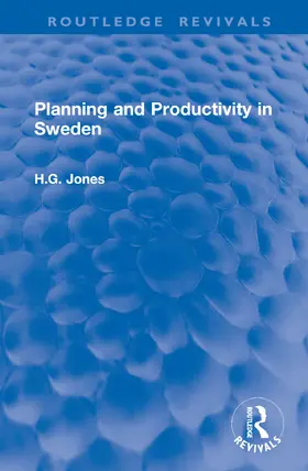 Jones |  Planning and Productivity in Sweden | Buch |  Sack Fachmedien
