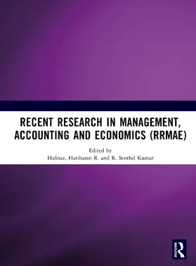 Hafinaz / R. / Kumar | Recent Research in Management, Accounting and Economics (Rrmae) | Buch | 978-1-032-99902-9 | www.sack.de