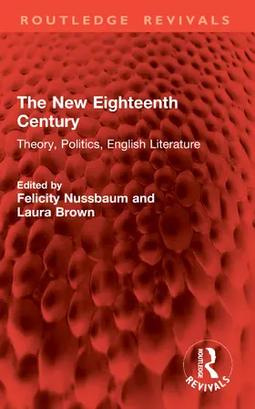 Nussbaum / Brown |  The New Eighteenth Century | Buch |  Sack Fachmedien