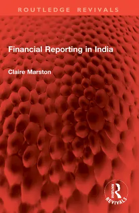 Marston |  Financial Reporting in India | Buch |  Sack Fachmedien