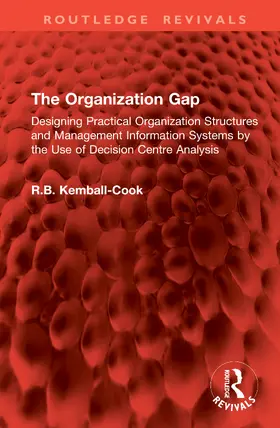 Kemball-Cook |  The Organization Gap | Buch |  Sack Fachmedien