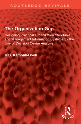 Kemball-Cook |  The Organization Gap | Buch |  Sack Fachmedien