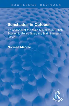 Macrae |  Sunshades in October | Buch |  Sack Fachmedien