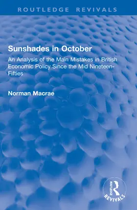 Macrae |  Sunshades in October | Buch |  Sack Fachmedien