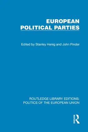 Henig / Pinder |  European Political Parties | Buch |  Sack Fachmedien
