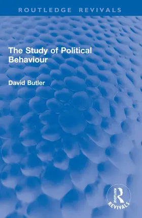 Butler |  The Study of Political Behaviour | Buch |  Sack Fachmedien