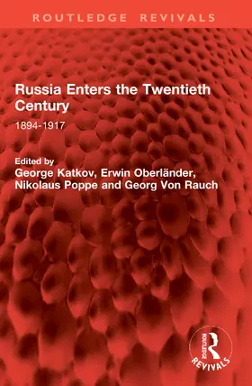Katkov / Oberländer / Poppe |  Russia Enters the Twentieth Century | Buch |  Sack Fachmedien