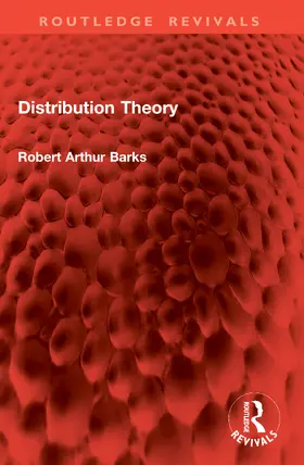 Barks |  Distribution Theory | Buch |  Sack Fachmedien