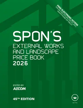 AECOM |  Spon's External Works and Landscape Price Book 2026 | Buch |  Sack Fachmedien