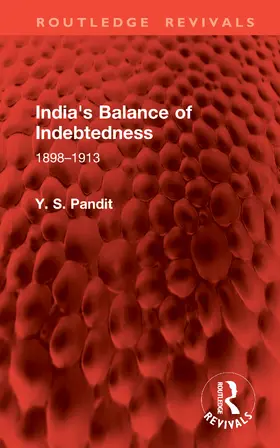 Pandit |  India's Balance of Indebtedness | Buch |  Sack Fachmedien