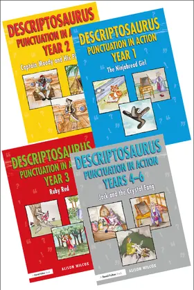 Bushnell / Wilcox |  Descriptosaurus Punctuation in Action 4 Book Bundle | Buch |  Sack Fachmedien