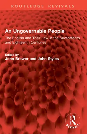 Brewer / Styles |  An Ungovernable People | Buch |  Sack Fachmedien