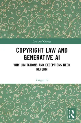 Li |  Copyright Law and Generative AI | Buch |  Sack Fachmedien