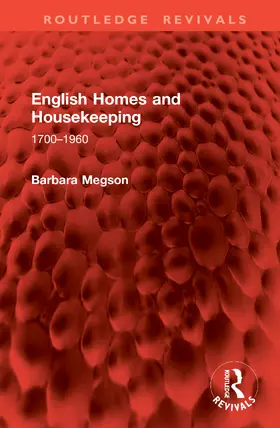 Megson |  English Homes and Housekeeping | Buch |  Sack Fachmedien